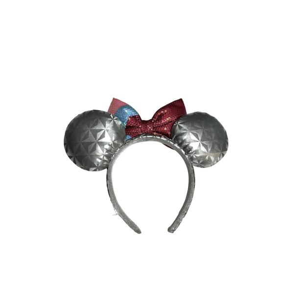 Disney Parks Epcot Spaceship Earth BubbleGum Wall Minnie Mouse Ears Headband